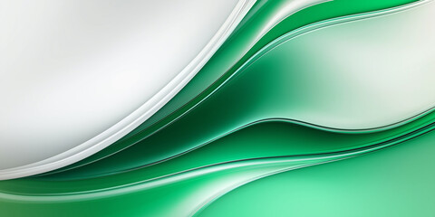 Poster - 3d colorful wave line, abstract background with light and shadow effects. Wavy pattern, layout