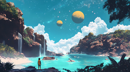 explore the cosmos - experience the majesty of space with a spectacular stellar vista. stellar lagoo