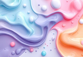 Poster - Wide White Background 3d illustration