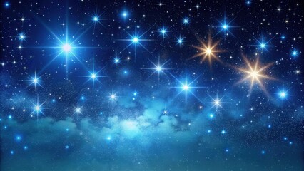 Wall Mural - background of night sky with twinkling stars, perfect for stargazing and astronomy projects, night, 