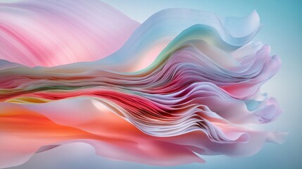 Poster - Close Up of White Paper Stacked in Dynamic Printing Process