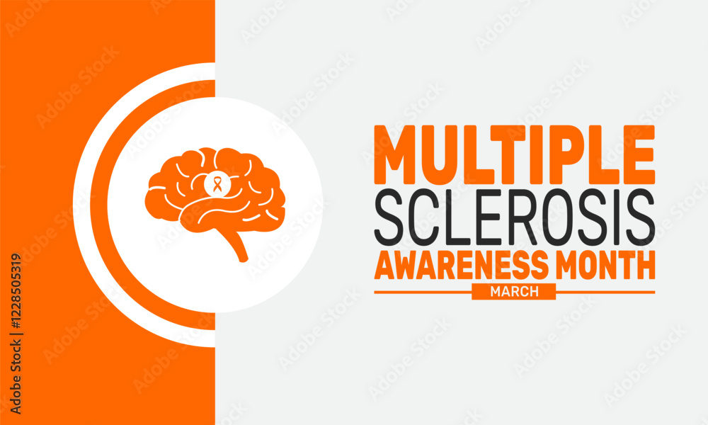 March is Multiple Sclerosis Awareness Month. This holiday-themed design ...
