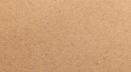 Wall Mural - brown paper eco recycled, kraft paper sheet texture cardboard for background.