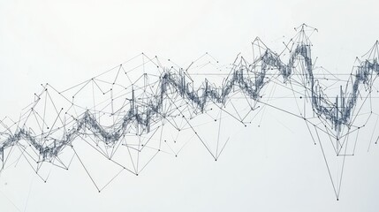Poster - Abstract Graph Visualization Representing Data Fluctuations and Trends
