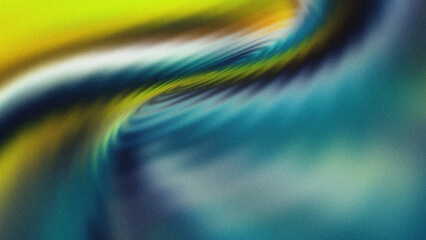 Wall Mural - Bright vibrant tones flow into glowing luminous gradients with ethereal textured patterns and dynamic wave motions creating a fluid aesthetic