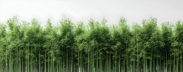 Lush bamboo forest, serene backdrop, design