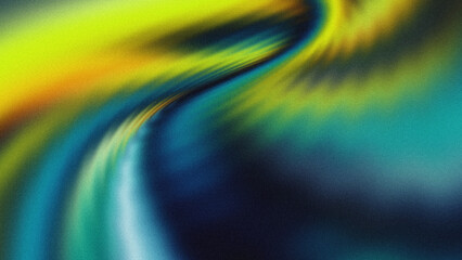 Wall Mural - Ethereal glowing light flows into vibrant radiant gradients with dynamic wave-like textures and luminous patterns creating depth and a fluid design
