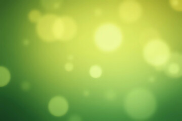Poster - Yellow green Bokeh Lights as Soft Pastel Background, Abstract bokeh background, natural flare from lights, blurred round texture as holiday backdrop.