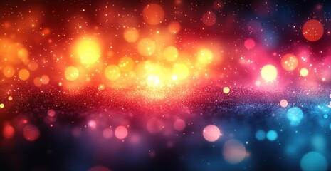 Poster - Abstract Celebration Lights in Dreamy Festive Background for New Year and Christmas