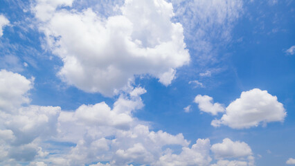 Wall Mural - clear blue sky background,clouds with background.