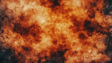 Poster - Fiery Inferno Abstract Background Texture Design
