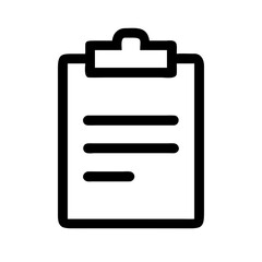 Poster - Clipboard Vector Icon – Organization & Documentation Symbol