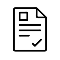 Poster - Document Vector Icon – File & Paperwork Symbol