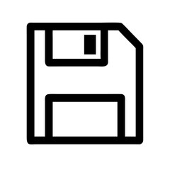 Poster - Floppy Disk Vector Icon – Data Storage & Technology Symbol