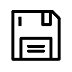 Poster - Floppy Disk Vector Icon – Data Storage & Technology Symbol