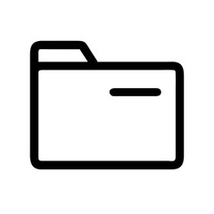 Leinwandbilder - Folder Vector Icon – Organization & File Management Symbol