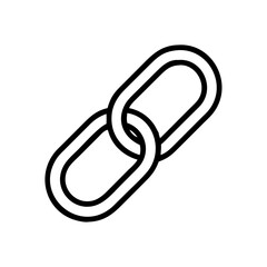 Aufkleber - Link Vector Icon – Connection & Networking Symbol
