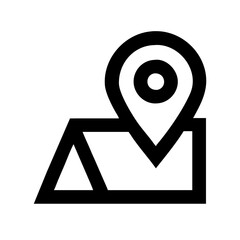 Aufkleber - Pin Map Vector Icon – Navigation & Location Symbol