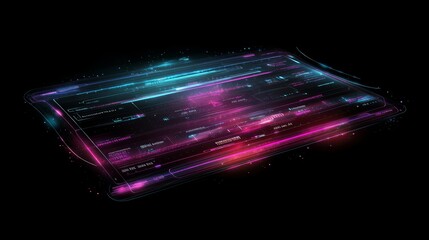 Poster - Futuristic Digital Interface Display Screen Technology