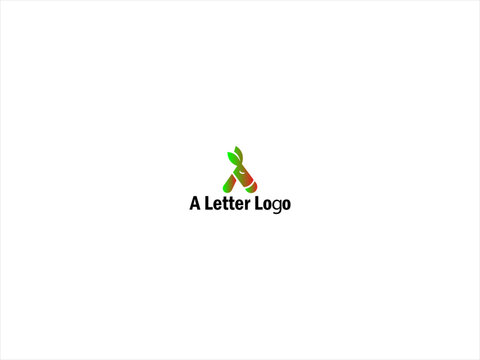 A Letter logo 
