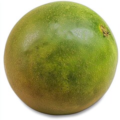 Poster - Green melon fruit, isolated, studio shot, healthy food