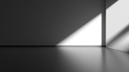 Leinwandbilder - Close-up of sharp, scattered gleaming light on a dark gradient background, leaving ample space for graphic-themed text.