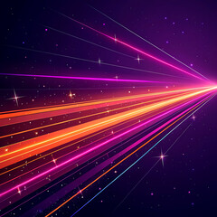 Poster - Abastract Modern dynamic neon light background or walpaper social media or any banner Background. Ai Generated
