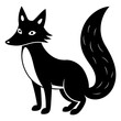 © Parvin Begum - fox silhouette vector illustration