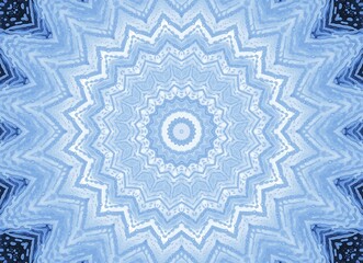Poster - Abstract blue pattern from foam on the glass