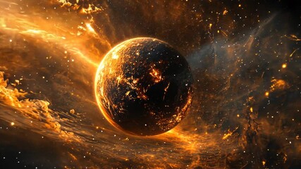 Wall Mural - space planet