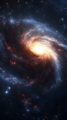 Wall Mural - space galaxy background