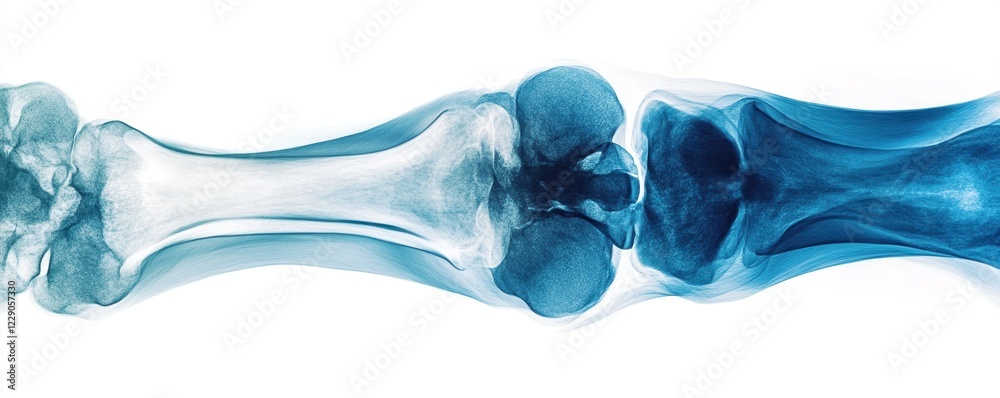 X-ray Image of a Knee Joint Showing Inflammation Diagnostic Imaging of ...
