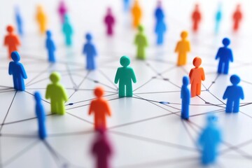 Poster - Connecting through digital networks fosters collaboration and creativity in online communities, Digital content concept Video streaming social networking service