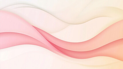 Wall Mural - Wavy pink background. Abstract pink color background. Modern abstract waves in colorfull white, suitable for business themes.