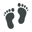 © max - foot prints vector