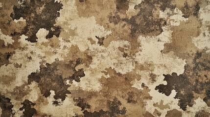 Poster - Abstract Brown and Tan Camouflage Pattern for Background Design