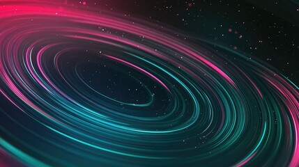 Poster - Abstract Swirling Motion Background with Vibrant Colors and Light Effects Creating a Cosmic and Futuristic Feel for Creative Projects and Designs