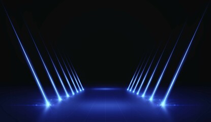 Poster - 3D rendering of a presentation background