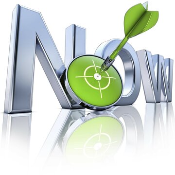 high resolution rendering of a now icon