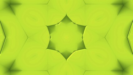 Poster - Many symmetrical kaleidoscopes as flowers, fractal 3d rendering backdrop, computer generating background