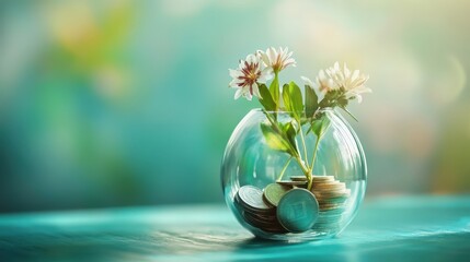 Poster - financial planning infographic illustrating effective strategies to save money, including budgeting, cutting unnecessary expenses,
