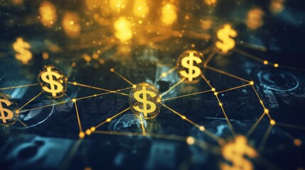 Poster - A graph showcasing the financial strategy of a growing business, with clear investment insights,