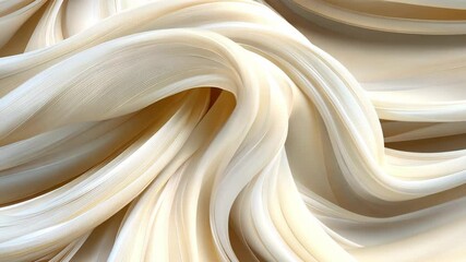 Poster - The fabric displays a mesmerizing flow and texture created by soft, gentle folds in natural light, enhancing its elegant look