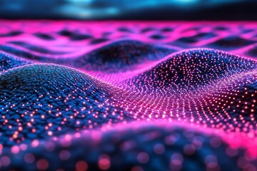 Poster - Illustration of big data network flow in cyberspace