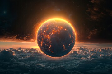 Poster - Envisioning a planetary-wide network, featuring the metaverse and a unified global internet