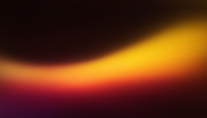 Wall Mural - Yellow and dark red color gradient ultraviolet blurred radiance soft texture on dark black background. Neon blur glow. Color light overlay. Copy space.