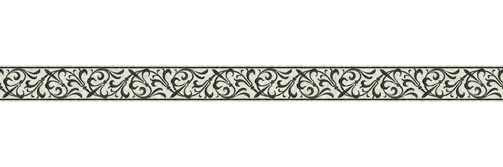 Poster - Horizontal border mosaic tiles, vector pattern
