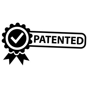 patented stamp icon vector design templates