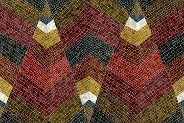 Poster - Abstract vector mosaic background