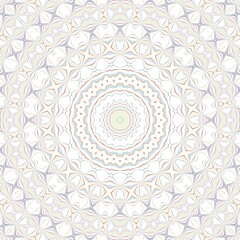 Poster - White background with abstract color pattern